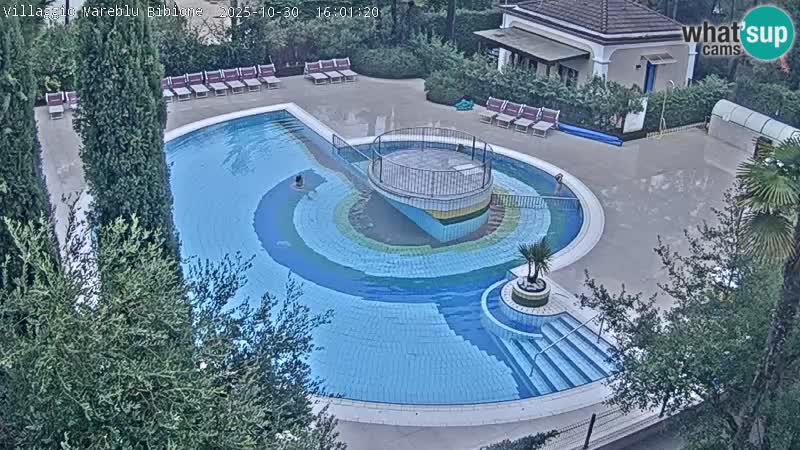 Villaggio Mare Blu pool LIVE webcam Bibione Pineda – Italy