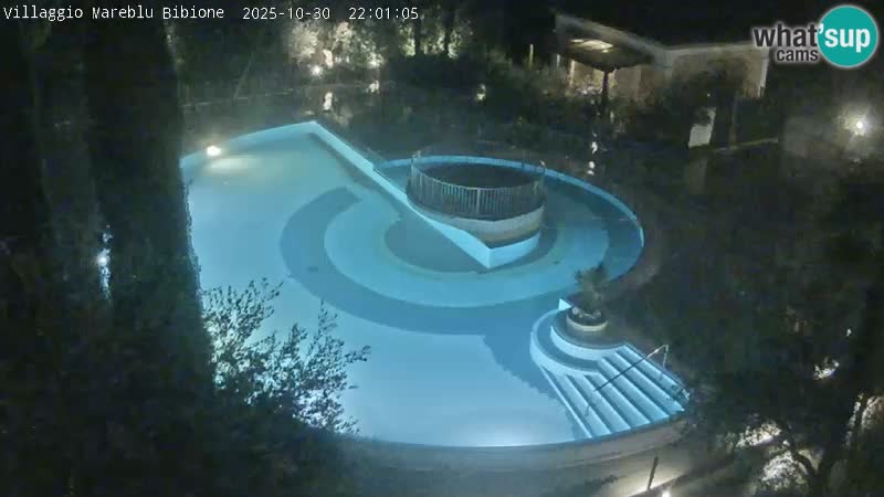Villaggio Mare Blu bazen Spletna kamera V živo Bibione Pineda – Italija