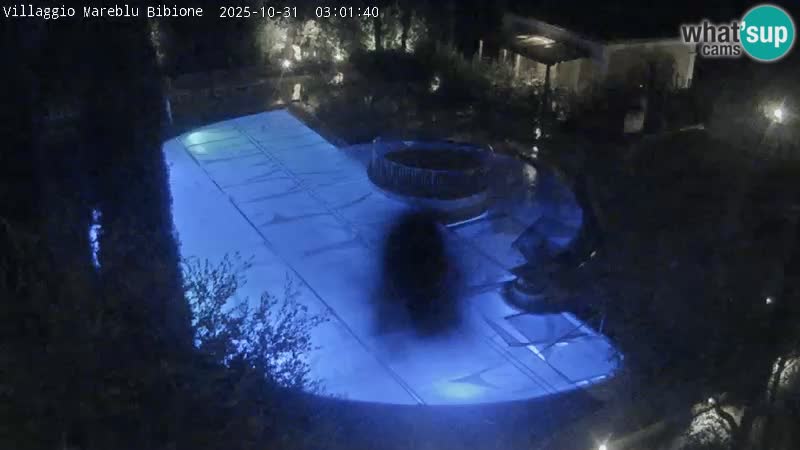 Villaggio Mare Blu bazen Spletna kamera V živo Bibione Pineda – Italija