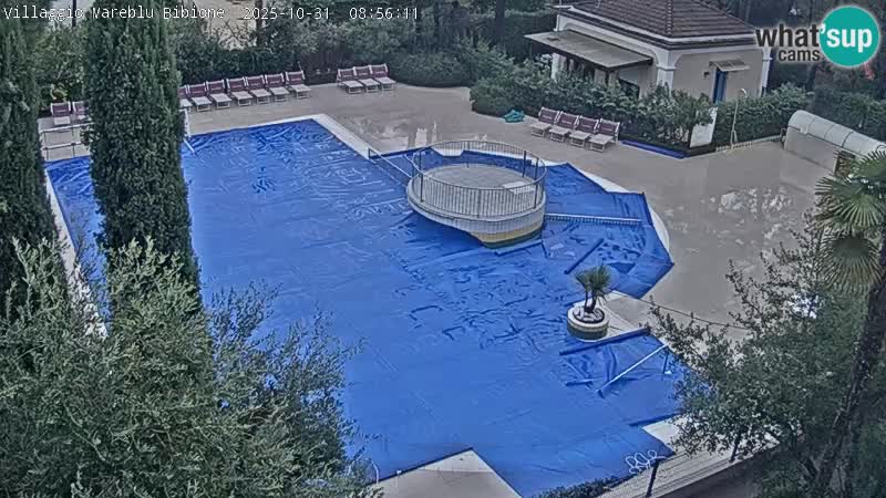 Piscina Villaggio Mare Blu EN VIVO webcam Bibione Pineda – Italia
