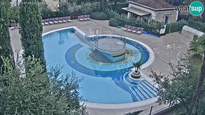 Piscina Villaggio Mare Blu webcam LIVE Bibione Pineda – Italia