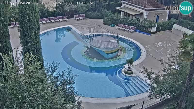 Piscina Villaggio Mare Blu webcam LIVE Bibione Pineda – Italia