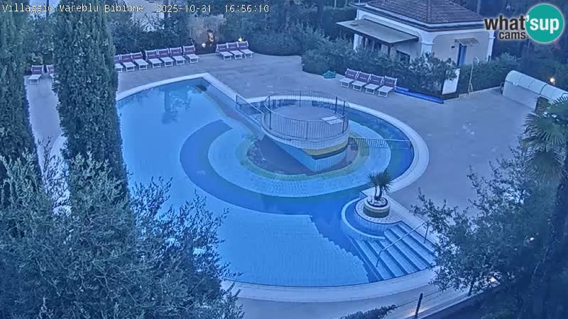 Piscina Villaggio Mare Blu webcam LIVE Bibione Pineda – Italia