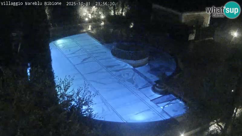 Villaggio Mare Blu bazen Spletna kamera V živo Bibione Pineda – Italija