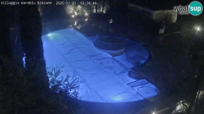 Villaggio Mare Blu bazen UŽIVO web kamera Bibione Pineda – Italija