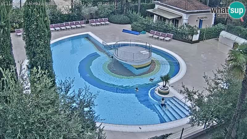 Villaggio Mare Blu pool LIVE webcam Bibione Pineda – Italy