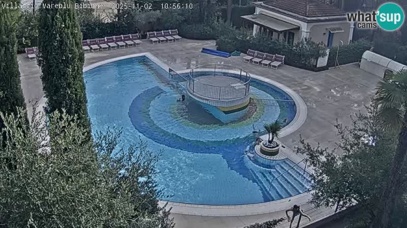 Piscina Villaggio Mare Blu webcam LIVE Bibione Pineda – Italia