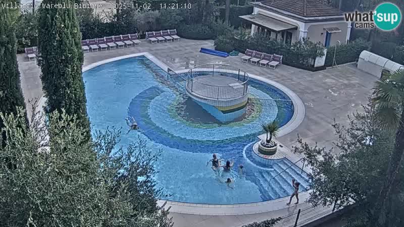 Villaggio Mare Blu Pool LIVE-Webcam Bibione Pineda – Italien