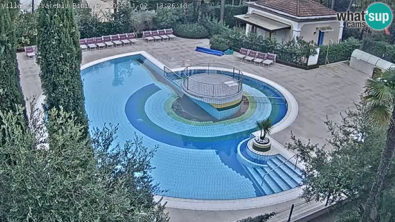 Villaggio Mare Blu pool LIVE webcam Bibione Pineda – Italy