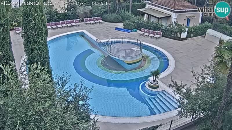 Villaggio Mare Blu pool LIVE webcam Bibione Pineda – Italy