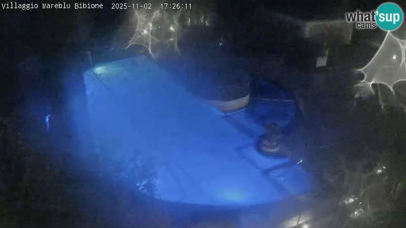 Villaggio Mare Blu bazen Spletna kamera V živo Bibione Pineda – Italija