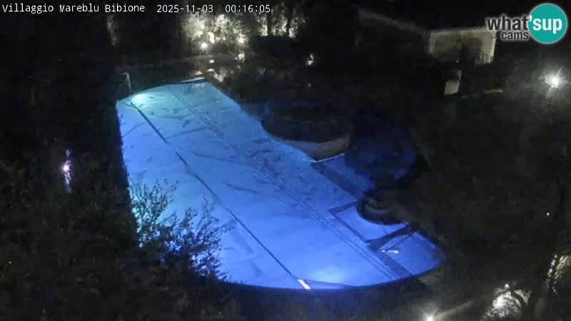 Villaggio Mare Blu bazen UŽIVO web kamera Bibione Pineda – Italija