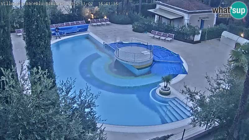 Villaggio Mare Blu piscine LIVE webcam Bibione Pineda – Italie