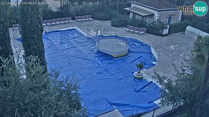 Piscina Villaggio Mare Blu webcam LIVE Bibione Pineda – Italia