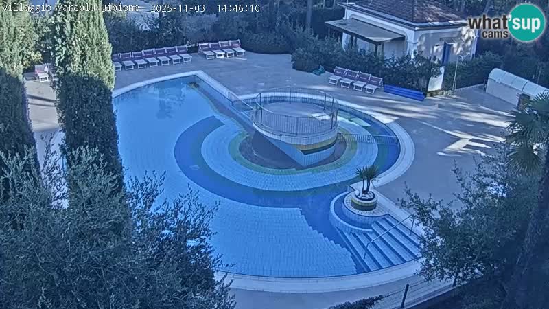 Villaggio Mare Blu piscine LIVE webcam Bibione Pineda – Italie