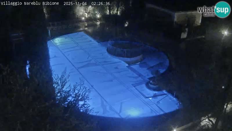 Villaggio Mare Blu bazen UŽIVO web kamera Bibione Pineda – Italija