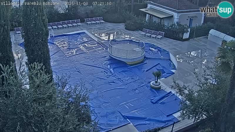 Piscina Villaggio Mare Blu webcam LIVE Bibione Pineda – Italia