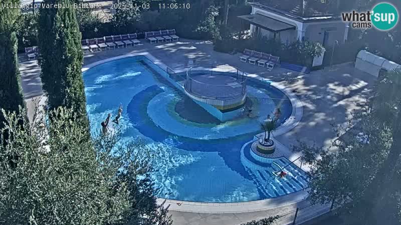 Villaggio Mare Blu Pool LIVE-Webcam Bibione Pineda – Italien