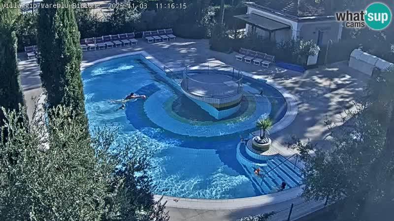 Piscina Villaggio Mare Blu webcam LIVE Bibione Pineda – Italia