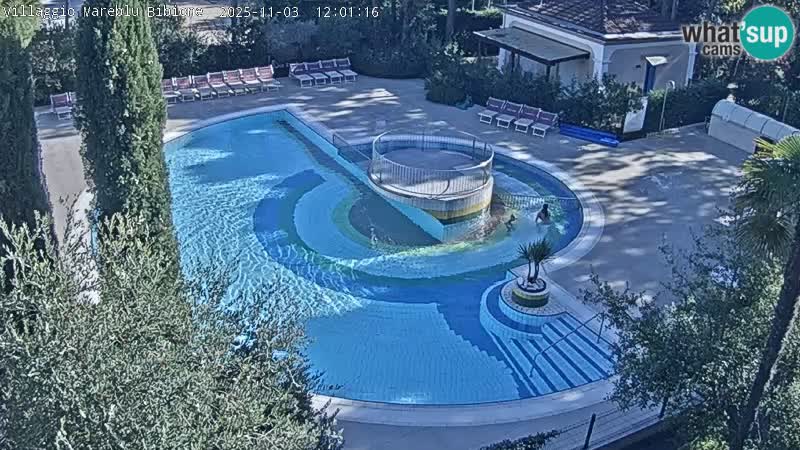 Villaggio Mare Blu pool LIVE webcam Bibione Pineda – Italy