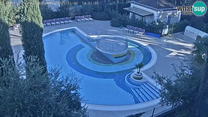Villaggio Mare Blu piscine LIVE webcam Bibione Pineda – Italie