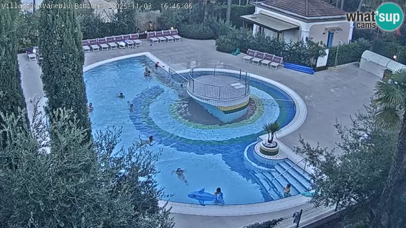 Villaggio Mare Blu Pool LIVE-Webcam Bibione Pineda – Italien
