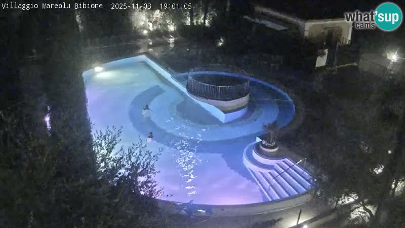 Piscina Villaggio Mare Blu EN VIVO webcam Bibione Pineda – Italia