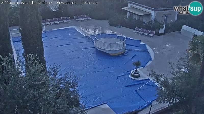 Piscina Villaggio Mare Blu EN VIVO webcam Bibione Pineda – Italia