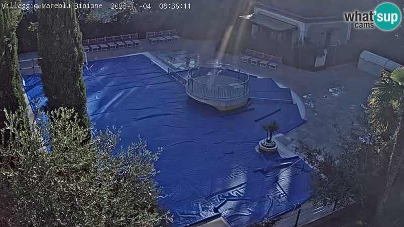 Piscina Villaggio Mare Blu webcam LIVE Bibione Pineda – Italia