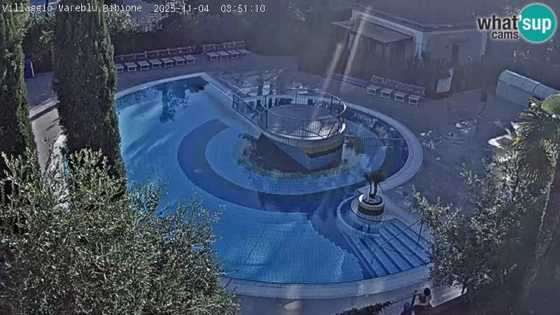 Villaggio Mare Blu pool LIVE webcam Bibione Pineda – Italy