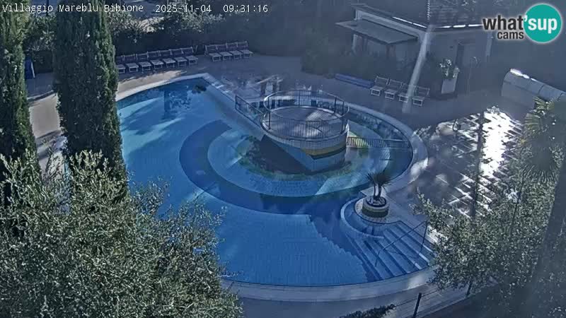 Piscina Villaggio Mare Blu EN VIVO webcam Bibione Pineda – Italia
