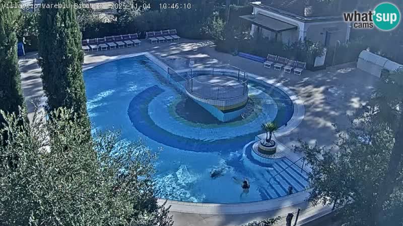 Villaggio Mare Blu pool LIVE webcam Bibione Pineda – Italy