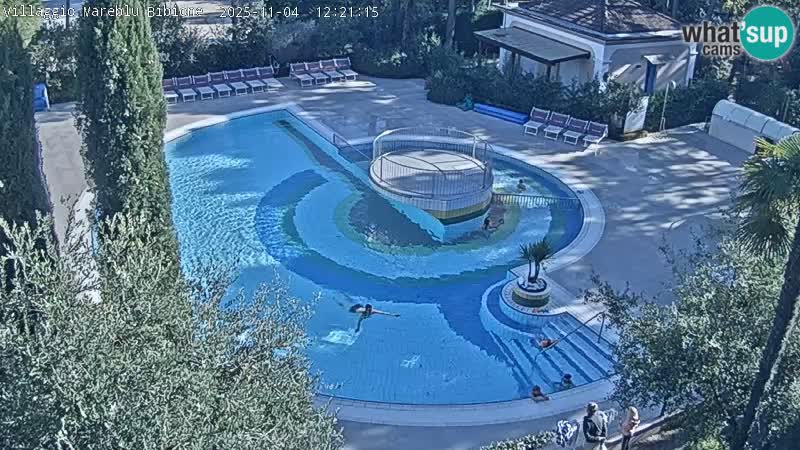 Villaggio Mare Blu pool LIVE webcam Bibione Pineda – Italy