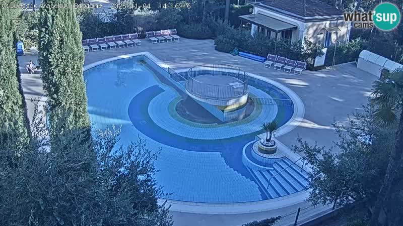 Villaggio Mare Blu pool LIVE webcam Bibione Pineda – Italy