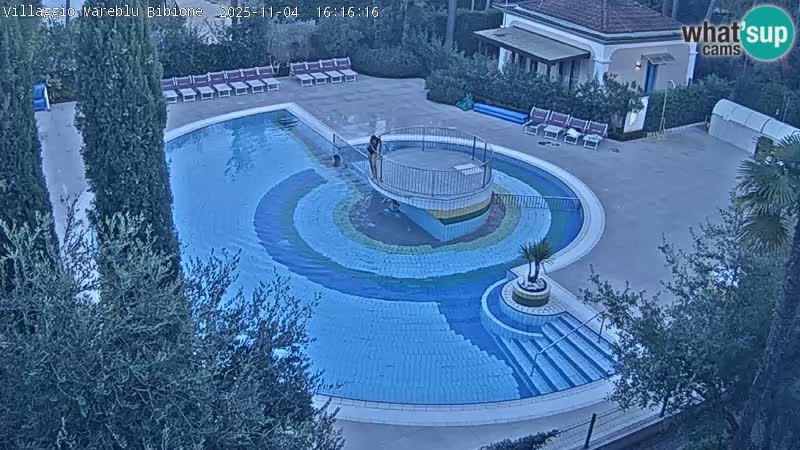 Villaggio Mare Blu pool LIVE webcam Bibione Pineda – Italy