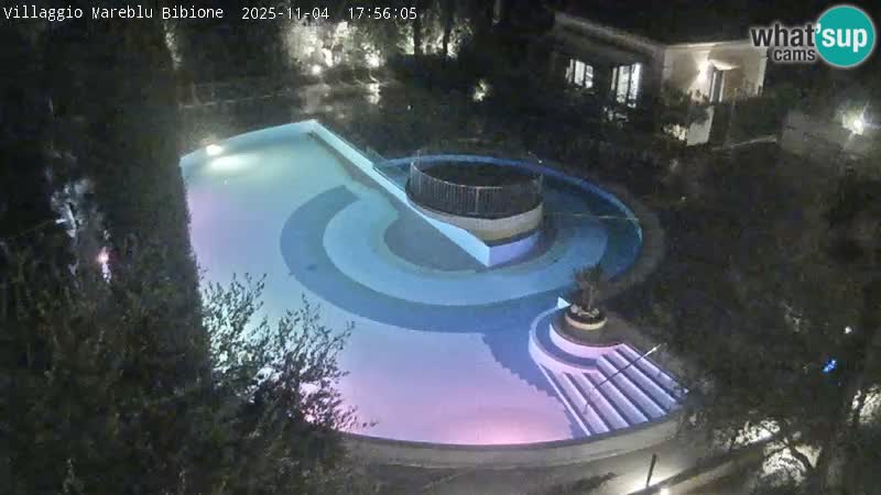 Villaggio Mare Blu bazen Spletna kamera V živo Bibione Pineda – Italija