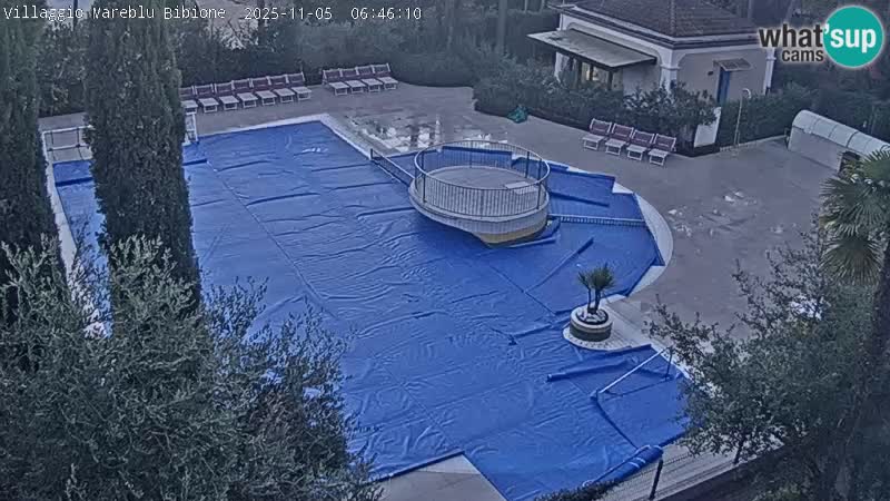 Villaggio Mare Blu piscine LIVE webcam Bibione Pineda – Italie
