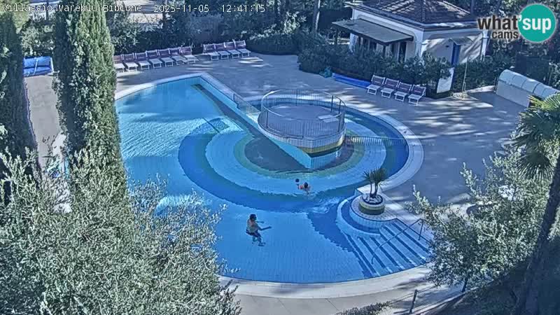 Villaggio Mare Blu pool LIVE webcam Bibione Pineda – Italy