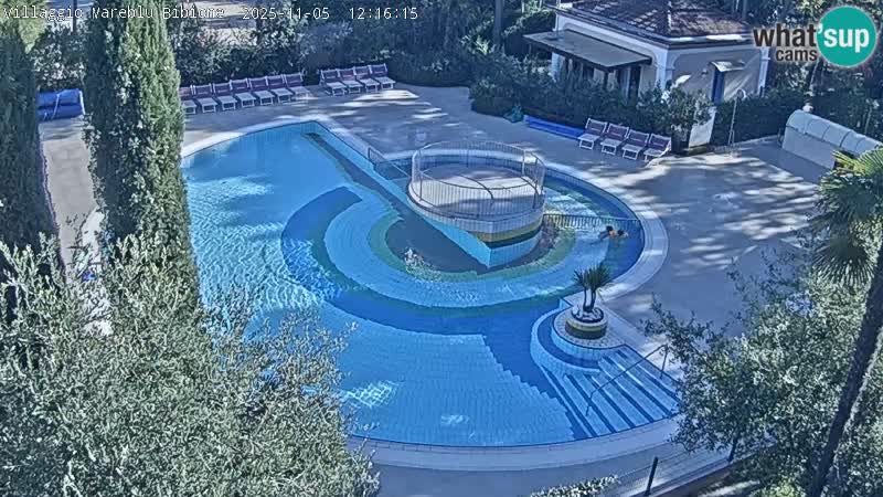 Villaggio Mare Blu pool LIVE webcam Bibione Pineda – Italy