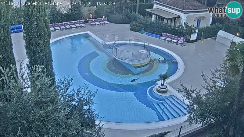 Villaggio Mare Blu piscine LIVE webcam Bibione Pineda – Italie