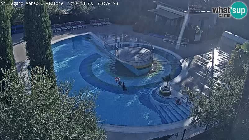 Piscina Villaggio Mare Blu EN VIVO webcam Bibione Pineda – Italia