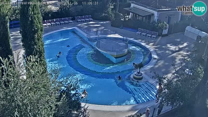 Piscina Villaggio Mare Blu EN VIVO webcam Bibione Pineda – Italia