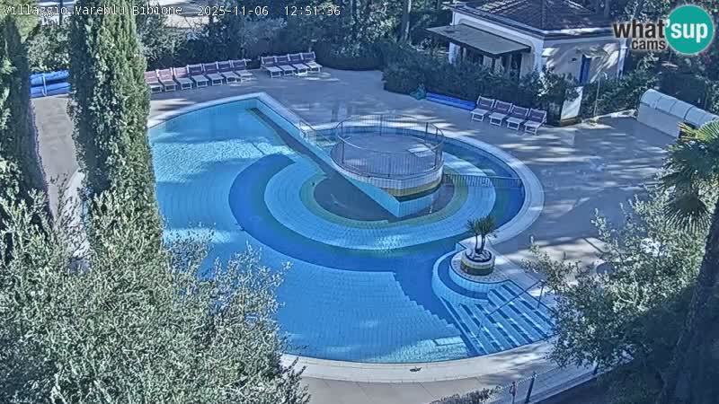 Villaggio Mare Blu piscine LIVE webcam Bibione Pineda – Italie