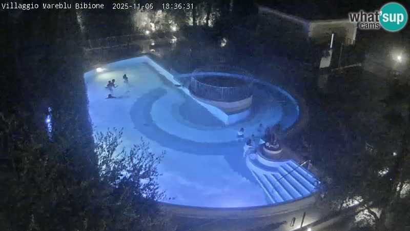 Villaggio Mare Blu piscine LIVE webcam Bibione Pineda – Italie
