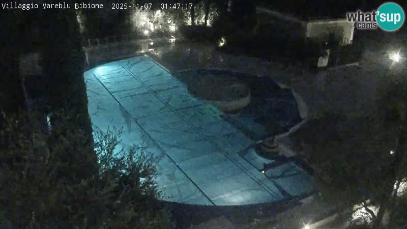 Villaggio Mare Blu bazen UŽIVO web kamera Bibione Pineda – Italija