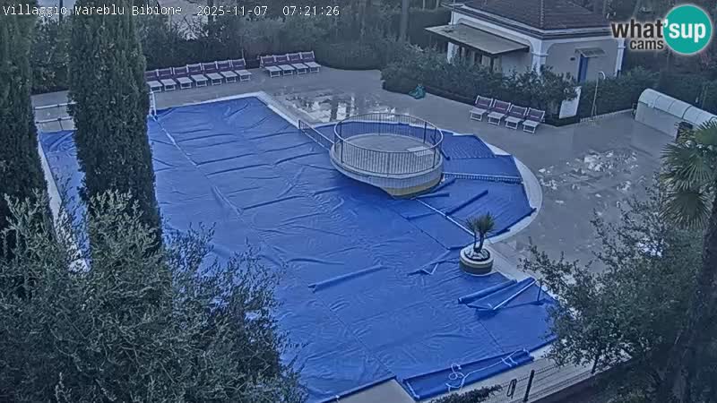 Piscina Villaggio Mare Blu EN VIVO webcam Bibione Pineda – Italia