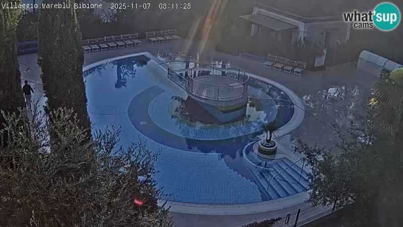 Piscina Villaggio Mare Blu EN VIVO webcam Bibione Pineda – Italia