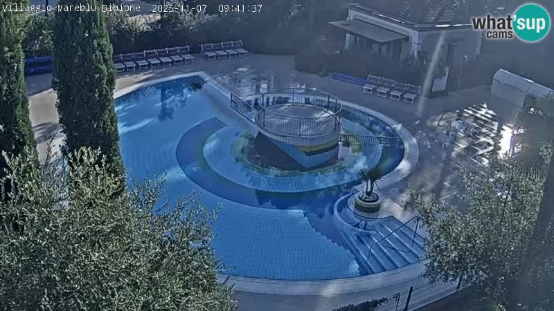 Villaggio Mare Blu piscine LIVE webcam Bibione Pineda – Italie