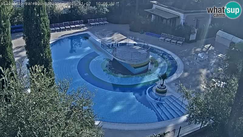 Villaggio Mare Blu Pool LIVE-Webcam Bibione Pineda – Italien