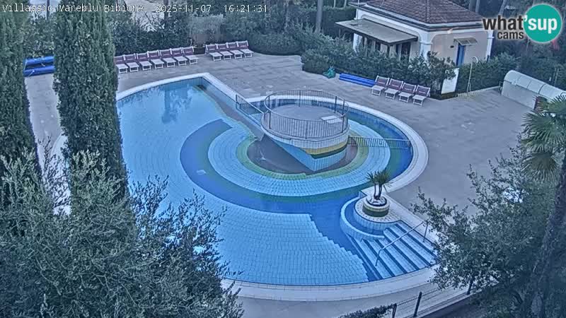 Villaggio Mare Blu piscine LIVE webcam Bibione Pineda – Italie